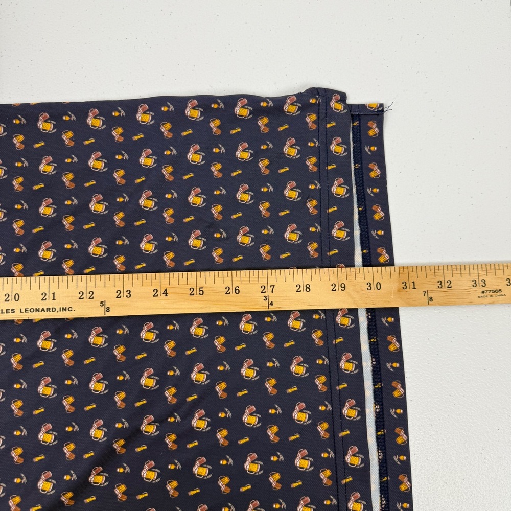 Straight Down Mens XL Beer Mug Print Performance Golf Polo Shirt Navy Blue‎ - Picture 4 of 12